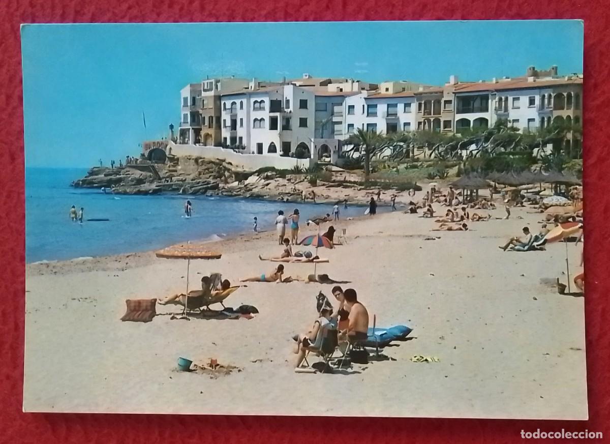 Postales: POSTAL POST CARD CATALOGNE RODA DE BARA TARRAGONA ROC SAN CAYETANO PLAYA Y VISTA PASEO LA RIBERA...