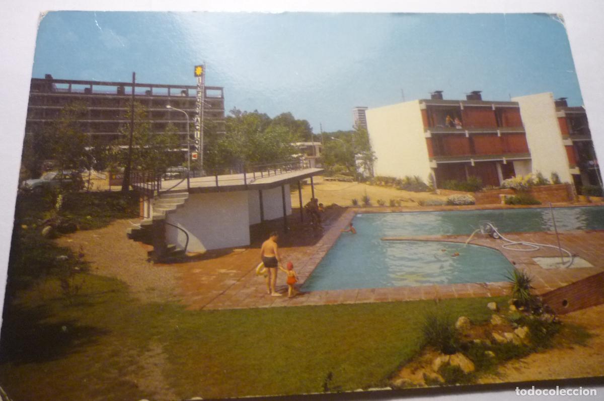 Postales: postal salou raco.-zona estival piscina y edificios cm