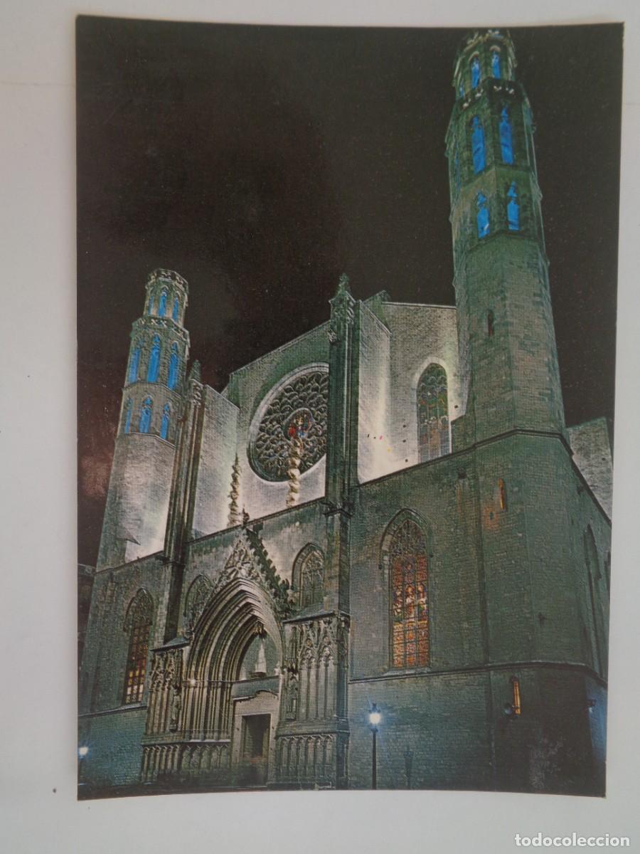 Postales: POSTAL DE BARCELONA : BASILICA DE SANTA MARIA DEL MAR . DE ZERKOWITZ