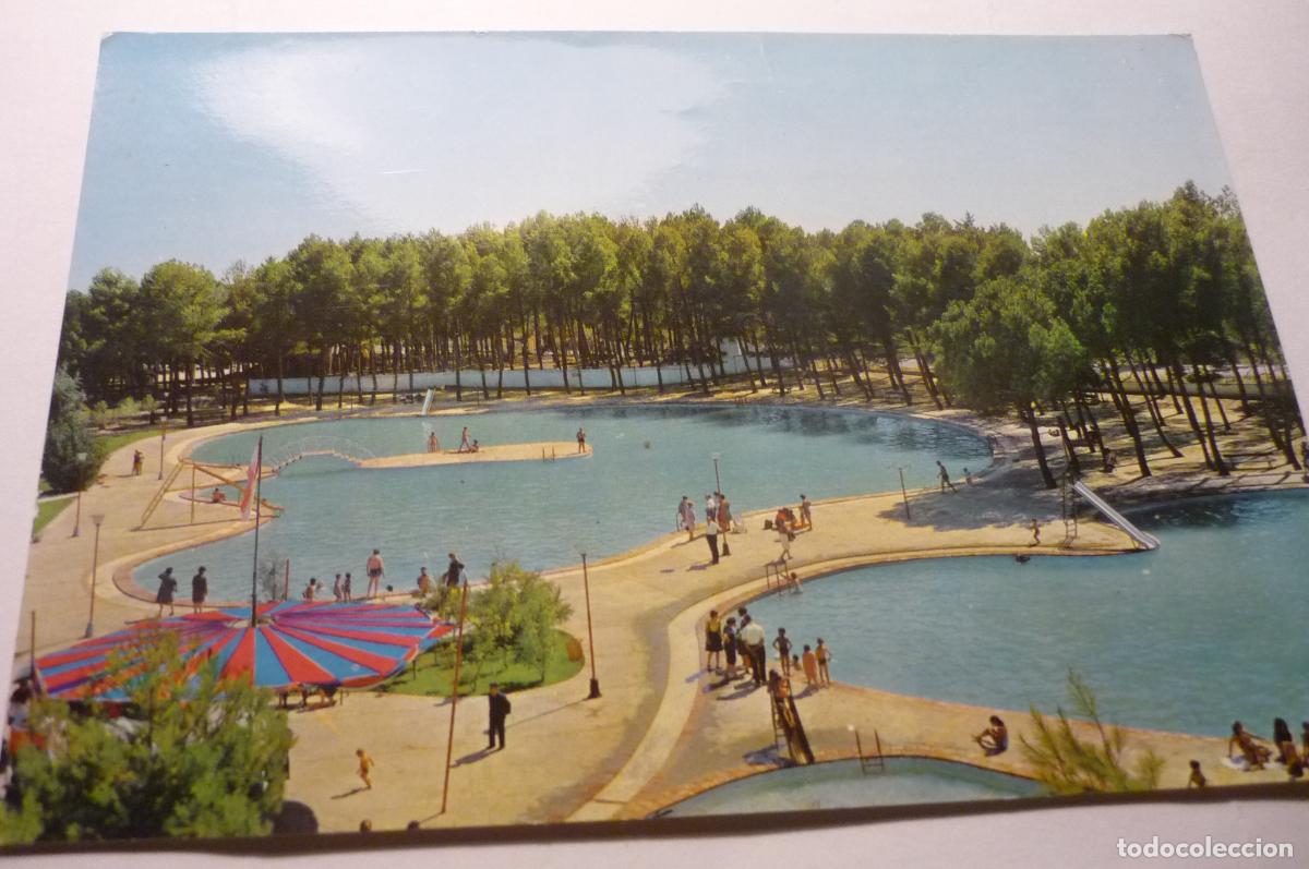 Postales: postal lerida piscinas municipales escrita cm