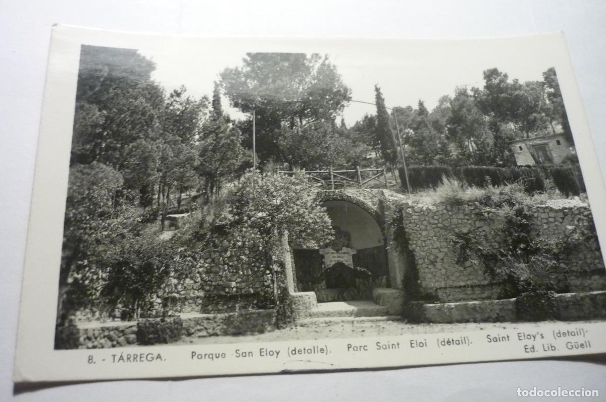 Postales: postal tarrega parque san eloy escrita cm