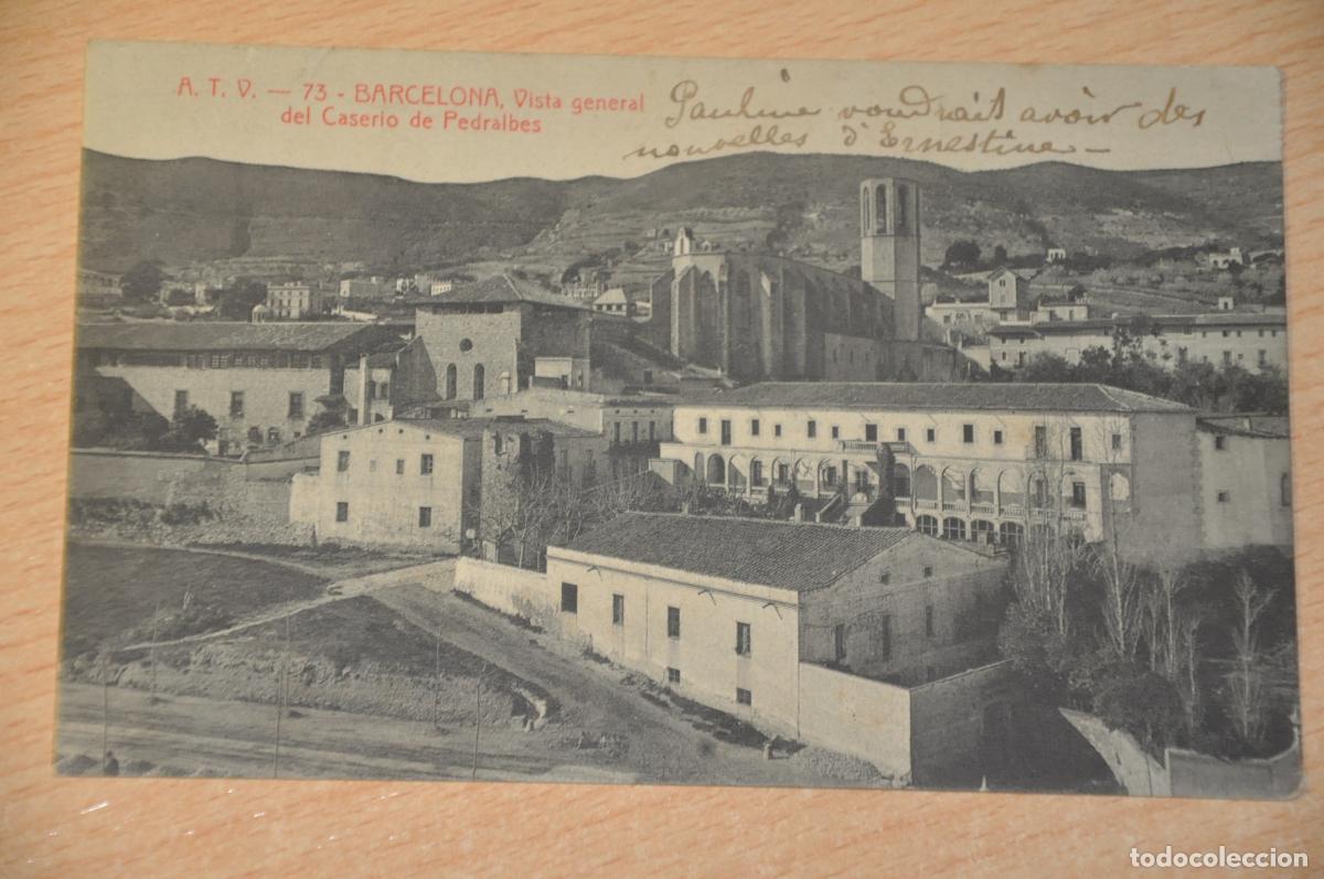 Postales: postal barcelona, vista general del caserio de pedralbes, atv 73
