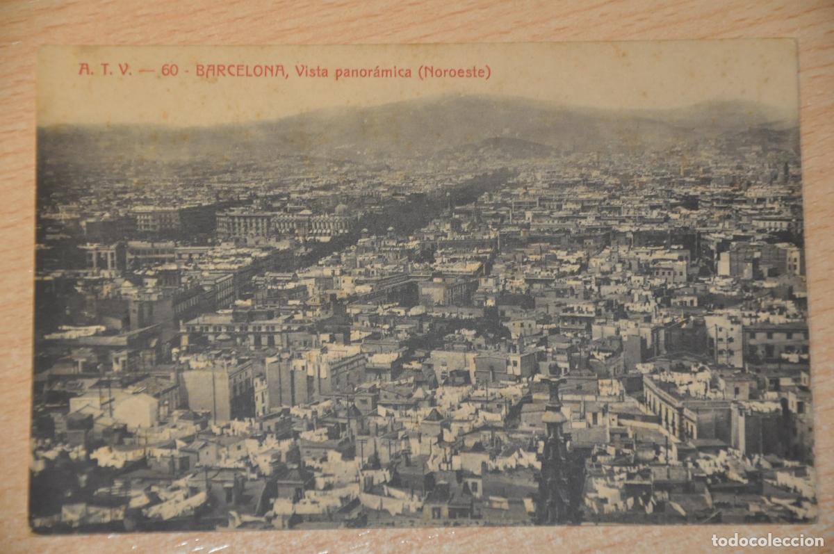 Postales: postal barcelona, vista panoramica noroeste, atv 60