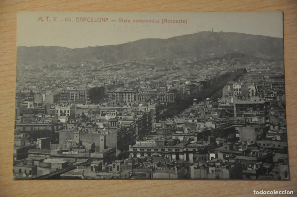 Postales: postal barcelona, vista panoramica noroeste, atv 60