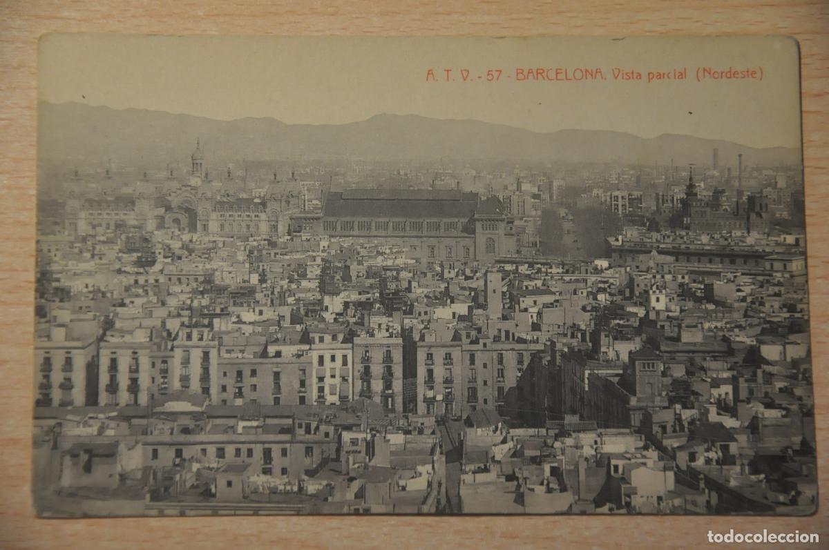 Postales: postal barcelona, vista parcial nordeste, atv 57