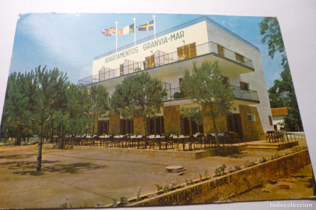 Postales: postal castelldefels,.aptos. granvia mar -restaurante cm