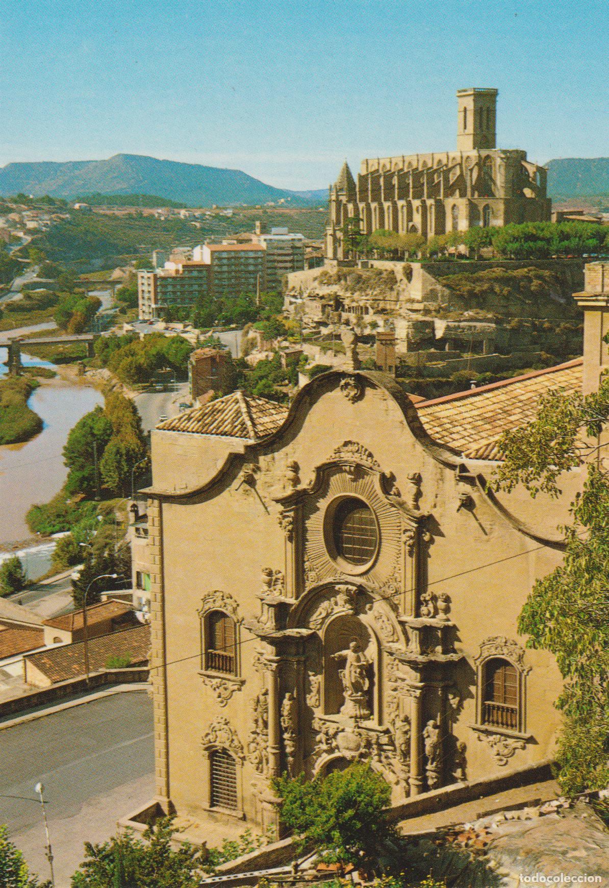 Postales: MANRESA (BARCELONA) SANTA COVA I LA SEO - FOTOCOLOR VERT N&ordm;47 - S/C