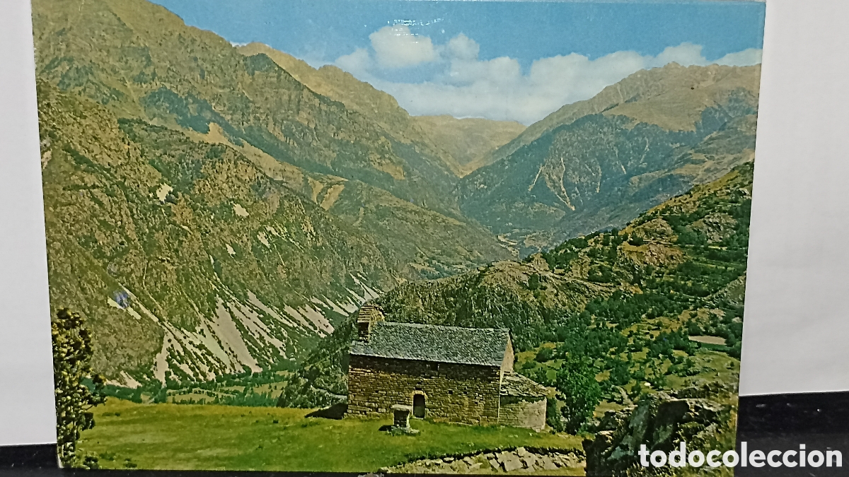 Postales: Pirineo catal&aacute;n L&eacute;rida ermita de sant Quirze
