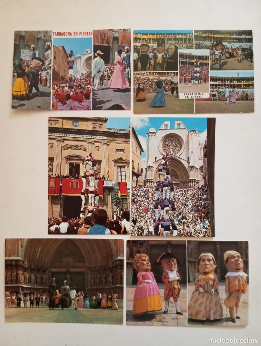 Postales: Lote postales fiestas de Tarragona