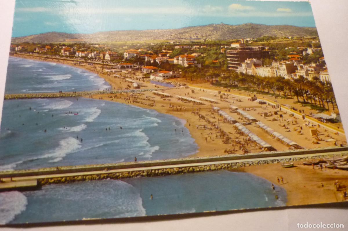 Postales: postal sitges playa general cm