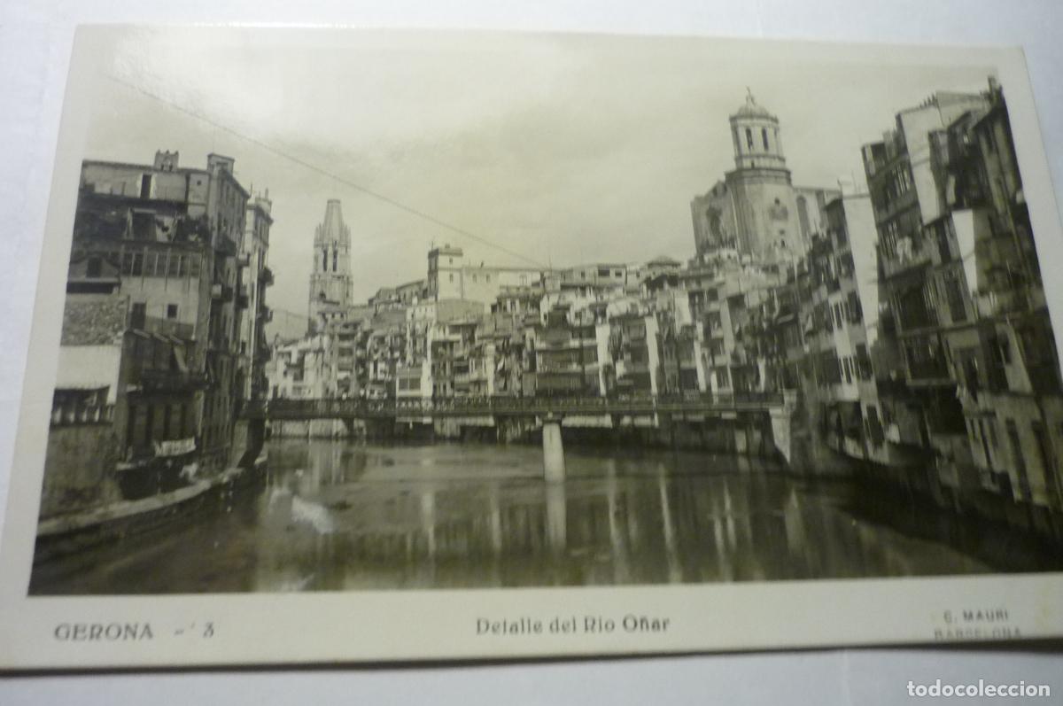 Postales: postal gerona rio o&ntilde;ar escrita cm