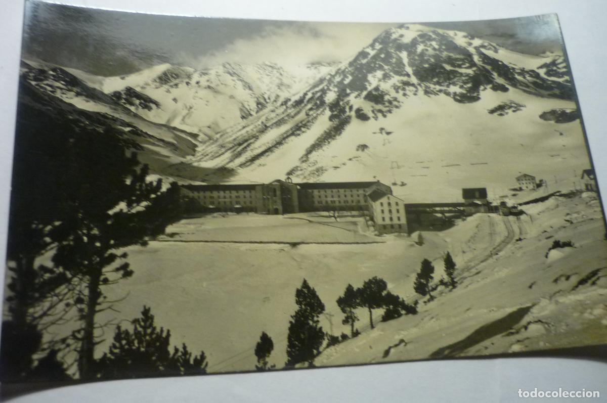 Postales: postal nuria santuario y collado fenestrelles fondo