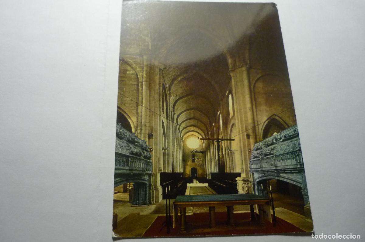 Postales: postal real monasterio poblet,.iglesia