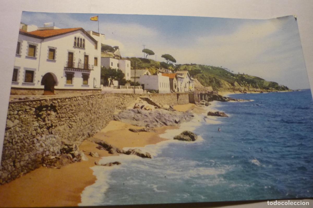 Postales: postal san pol de mar.-playa