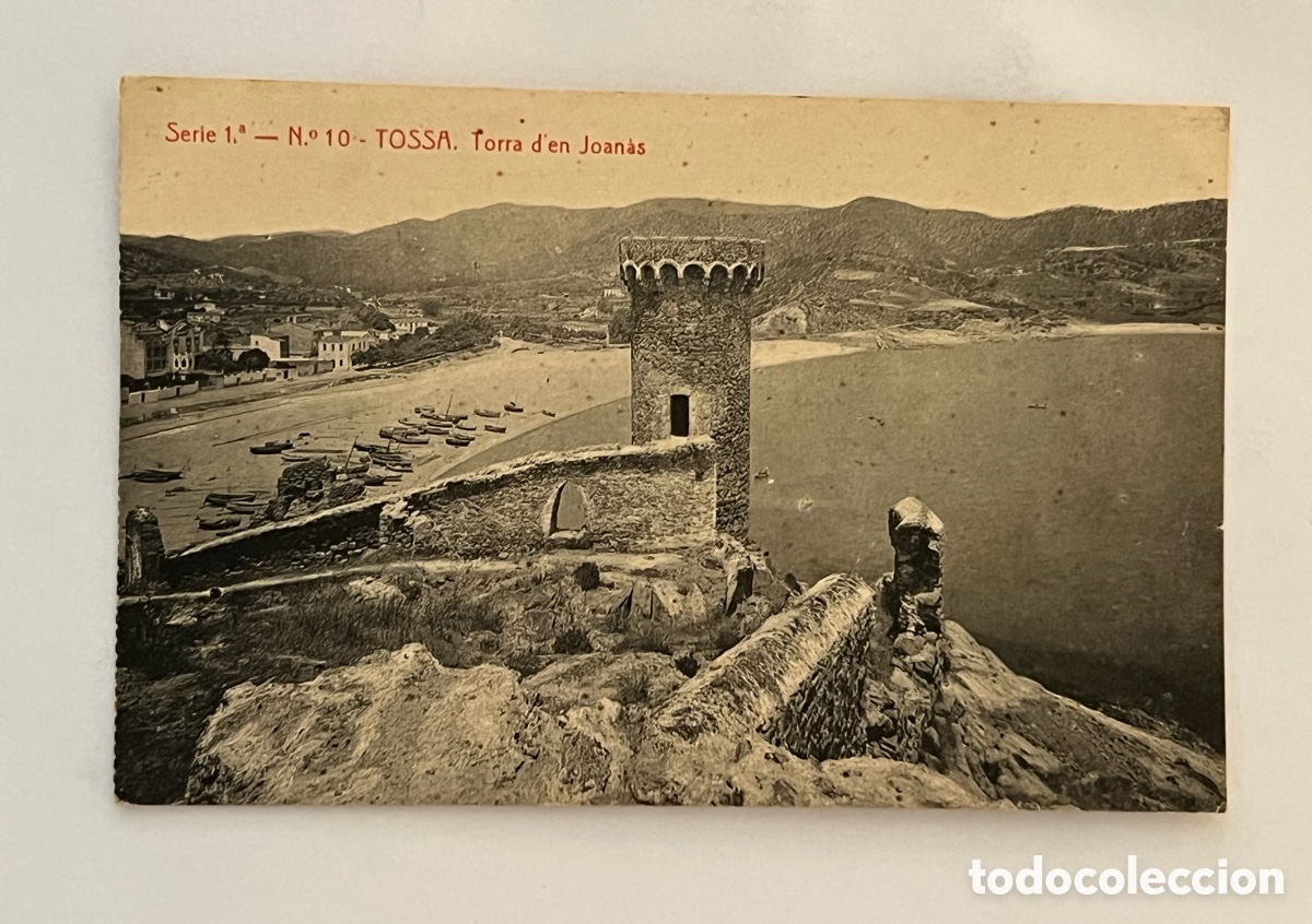 Postales: TOSSA (Girona) Postal Serie 1a., No.10, Torra d'en Joanas.. Edici&oacute; Joan Bancells. Fototipia Thomas
