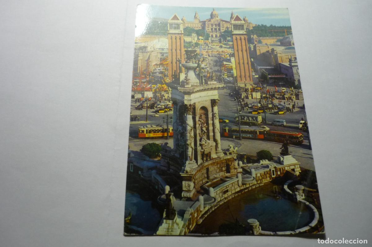 Postales: POSTAL BARCELONA PL.ESPA&Ntilde;A FERIA MUESTRAS