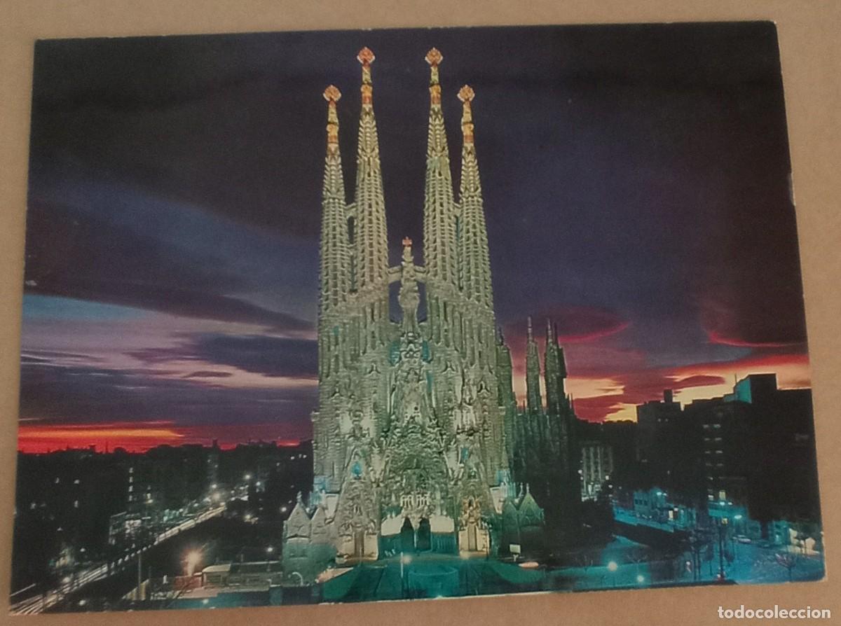 Postales: POSTAL BASILICA DE LA SAGRADA FAMILIA EN BARCELONA