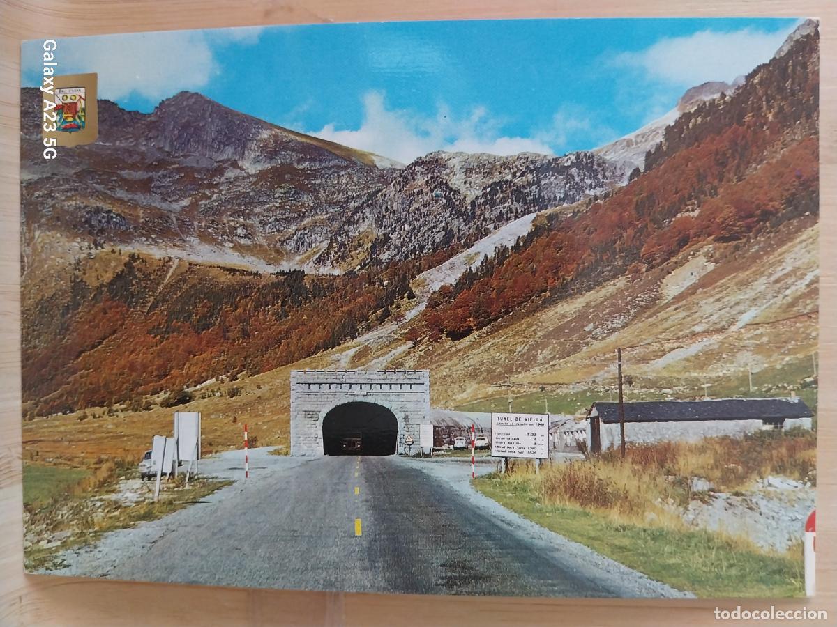 Postales: VALL RIBAGOR&Ccedil;ANA TUNEL VIELLA ED FISA 135 SC ORIGINAL COCHES CLASICOS SEAT 600