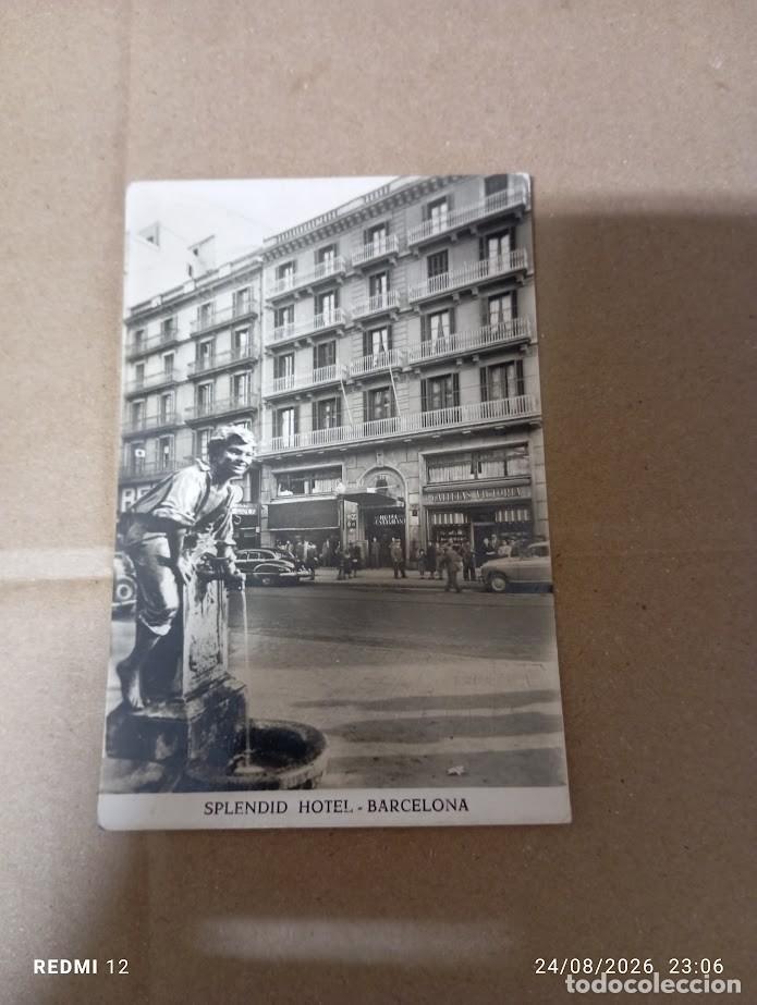 Postales: POSTAL BARCELONA SPLENDID HOTEL / CIRCULADA 1959