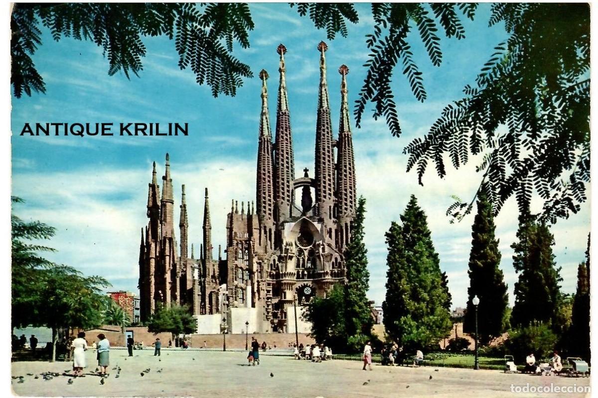Postales: BARCELONA N&ordm; 2064 TEMPLO EXPIATORIO SAGRADA FAMILIA / FOTO ZERKOWITZ / SIN FRANQUEAR