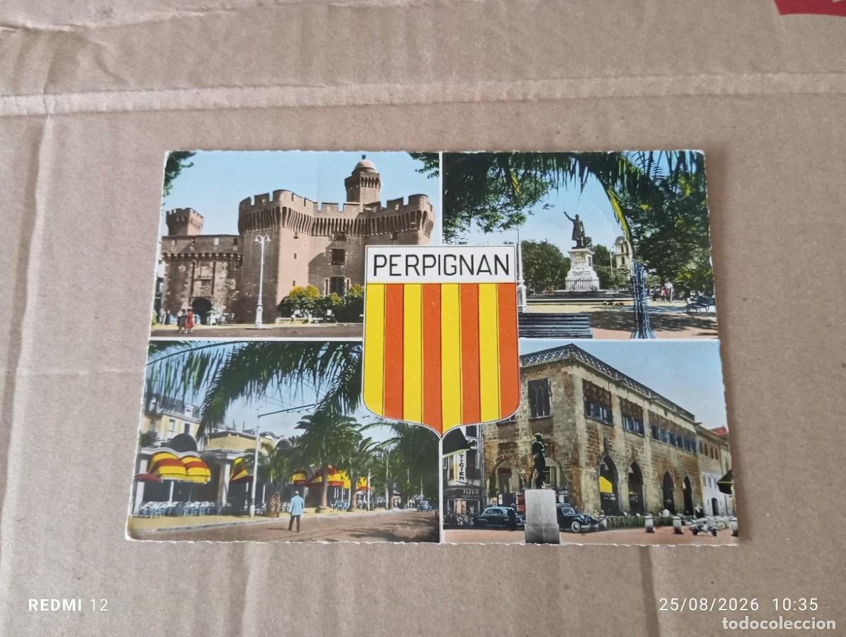 Postales: POSTAL PERPIGNAN CIRCULADA 1957