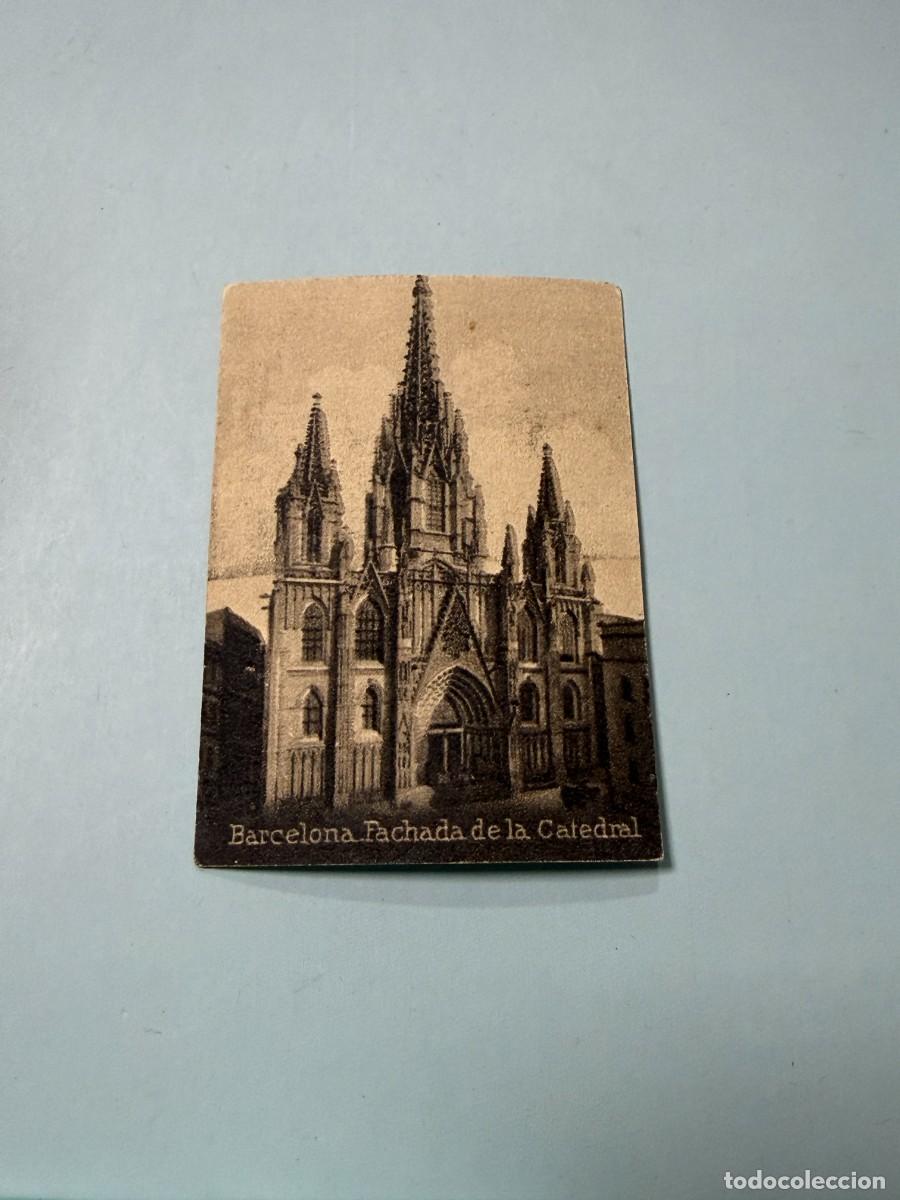 Postales: POSTAL ORIGINAL. D&Eacute;CADA A&Ntilde;OS 30. BARCELONA. FACHADA DE LA CATEDRAL. N&ordm; 973
