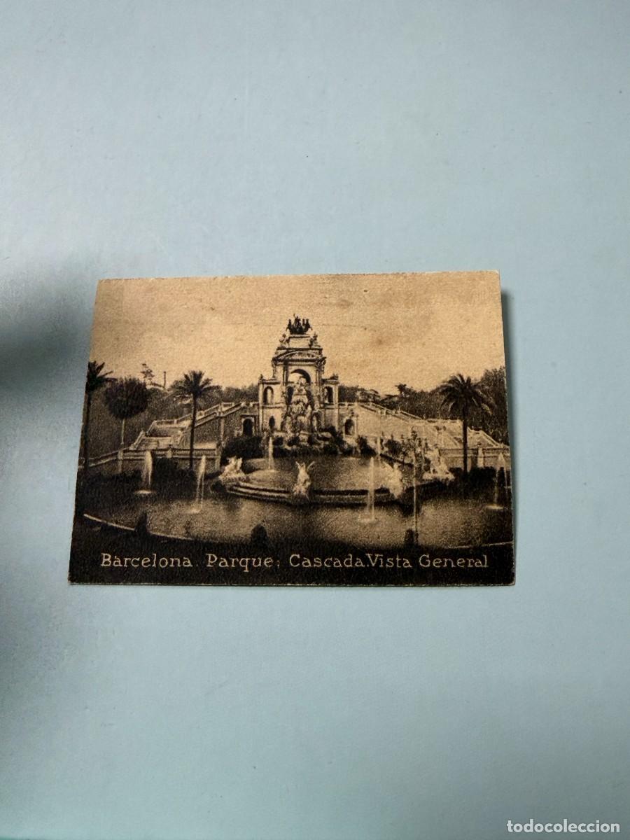 Postales: POSTAL ORIGINAL. D&Eacute;CADA A&Ntilde;OS 30. BARCELONA. PARQUE. CASCADA. VISTA GENERAL. N&ordm; 994