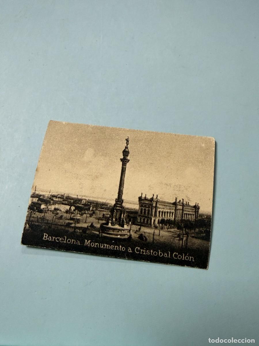 Postales: POSTAL ORIGINAL. D&Eacute;CADA A&Ntilde;OS 30. BARCELONA. MONUMENTO A CRISTOBAL COL&Oacute;N. N&ordm; 972
