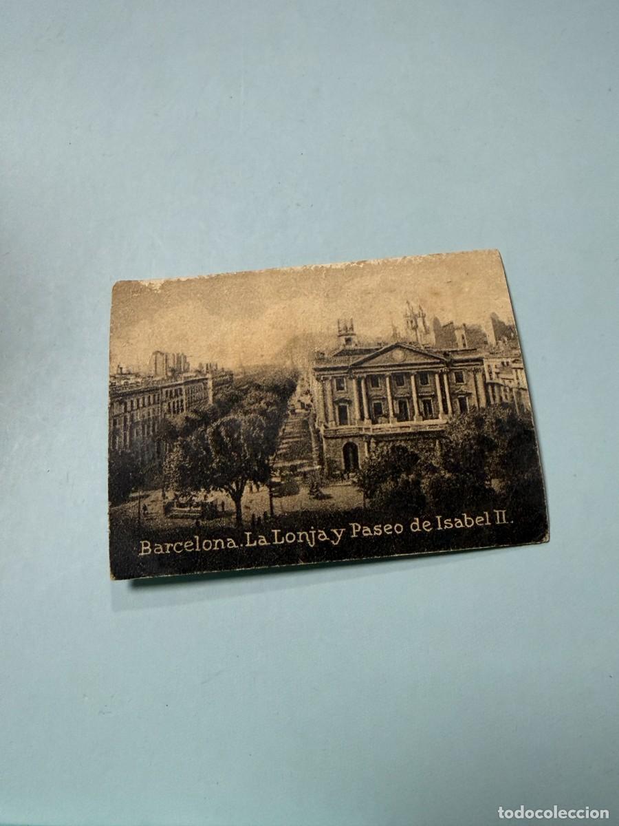 Postales: POSTAL ORIGINAL. D&Eacute;CADA A&Ntilde;OS 30. BARCELONA. LA LONJA Y PASEO DE ISABEL II. N&ordm; 986