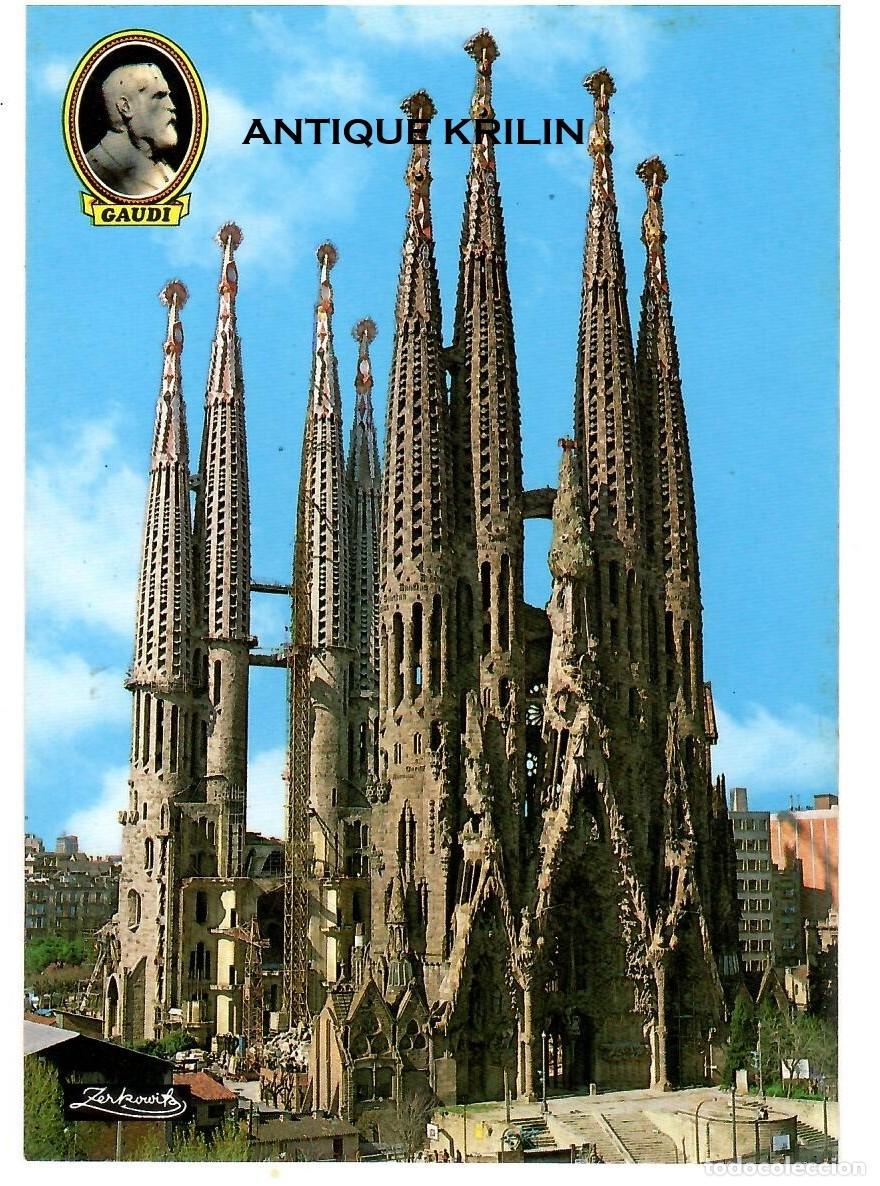 Postales: BARCELONA N&ordm; 2526 TEMPLO EXPIATORIO SAGRADA FAMILIA / FOTO ZERKOWITZ / SIN FRANQUEAR