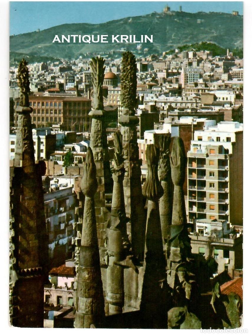 Postales: BARCELONA N&ordm; 564 LA SINGULAR ARQUITECTURA SAGRADA FAMILIA / FOTO UBACH / FRANQUEADA