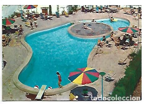 Postales: PISCINA, RANCHO HOTEL.- CASTELLDEFELS - BARCELONA