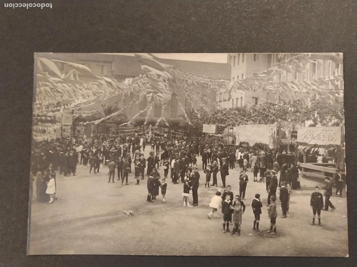Postales: BARCELONA ? - FERIA O FIESTAS - CHURRERIA ETC - FOTOGRAFICA - POSTAL ANTIGUA -(116.655)