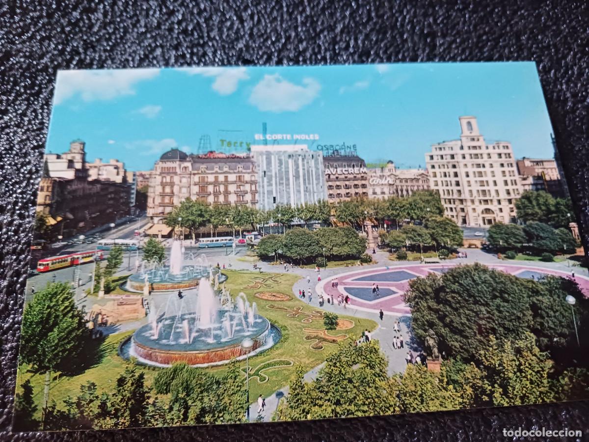 Postales: 202 barcelona, plaza de catalu&ntilde;a, ed. beascoa