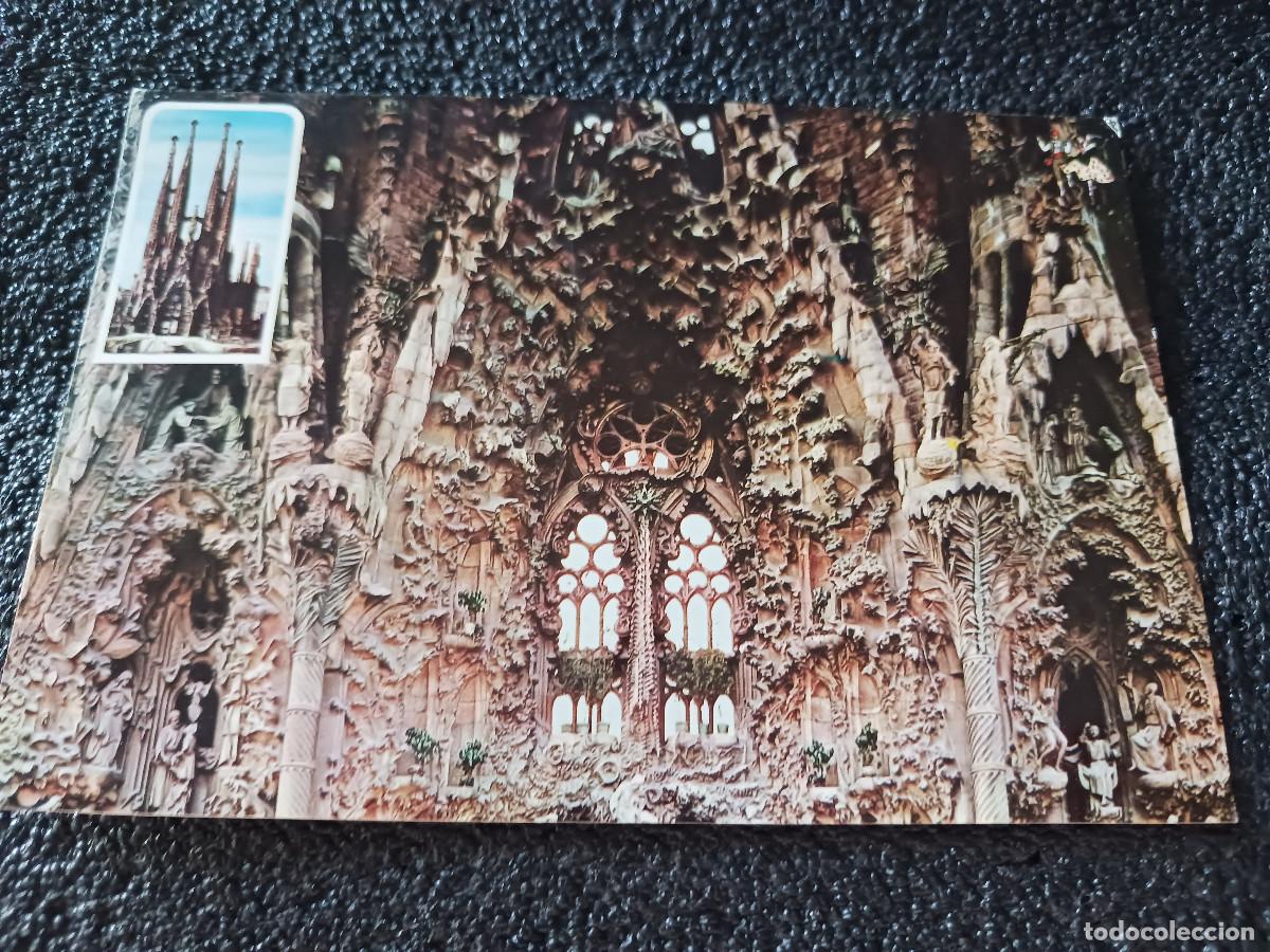 Postales: 252 barcelona, templo de la sagrada familia, detalle, ed. beascoa