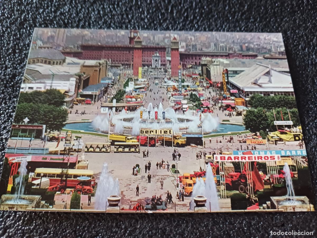 Postales: 234 barcelona, feria de muestras y plaza de espa&ntilde;a, ed. beascoa