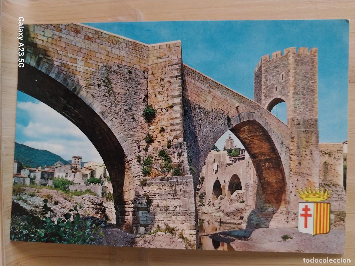 Postales: BESALU PUENTE ROM&Aacute;NICO RIO FLUVI&Aacute; ED BESALU 1 SC ORIGINAL
