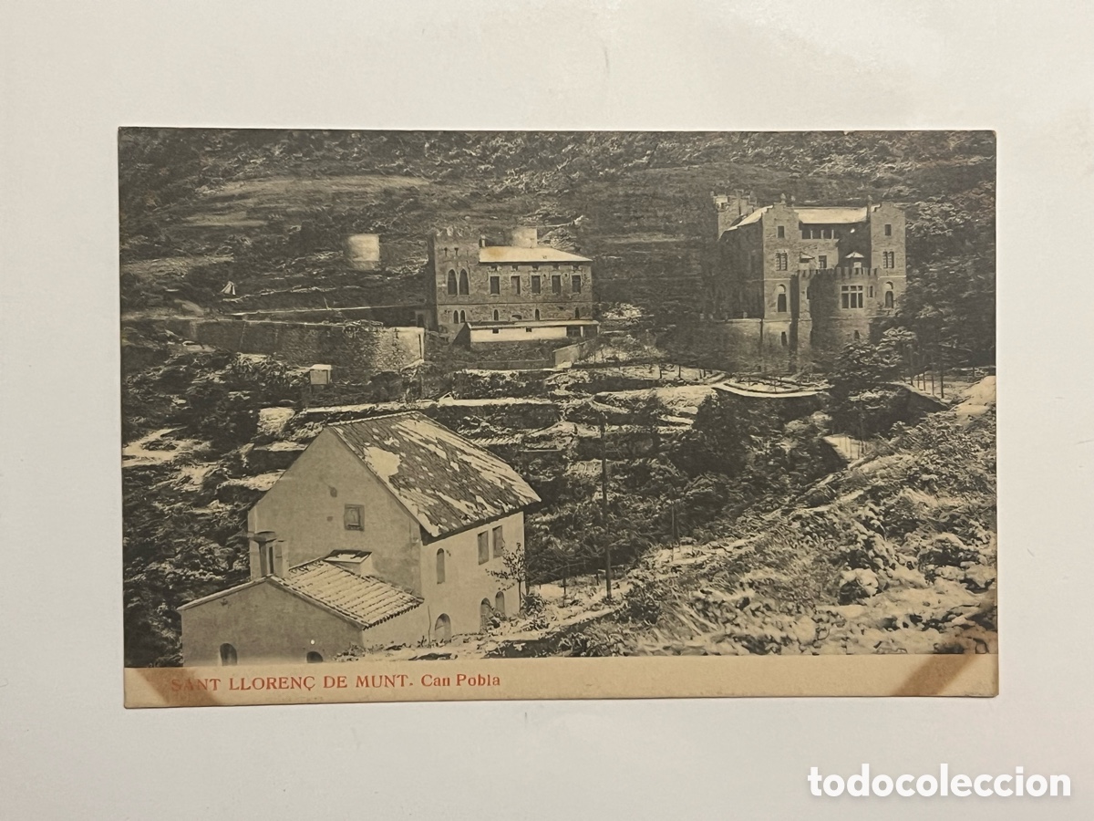 Postales: SANT LLOREN&Ccedil; DE MUNT. CAN POBLA (Barcelona) Postal antigua. E, Llopart, Sabadell (h.1910?) S/C
