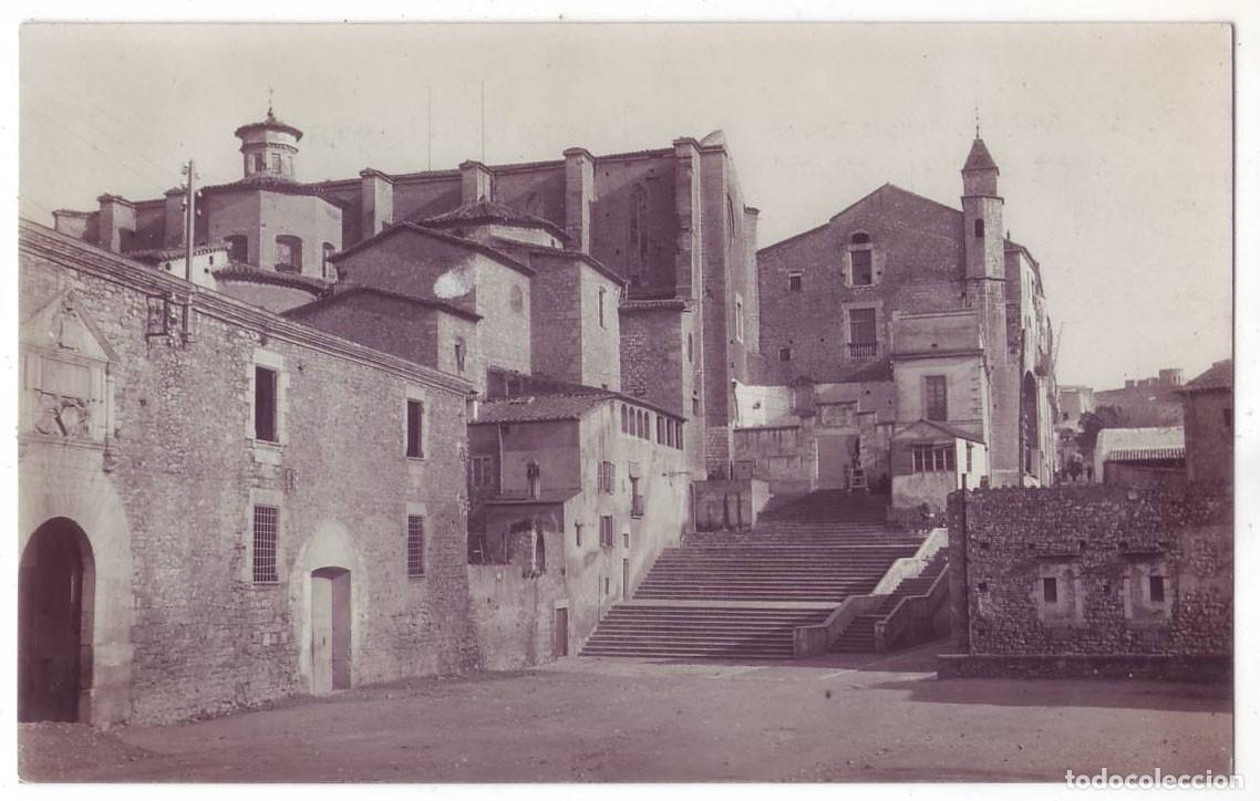 Postales: Gerona: Antigua Esglesia de Sant Domingo avui Cuartel. Editorial Fotogr&aacute;fica. No circulada (A&ntilde;os 30)