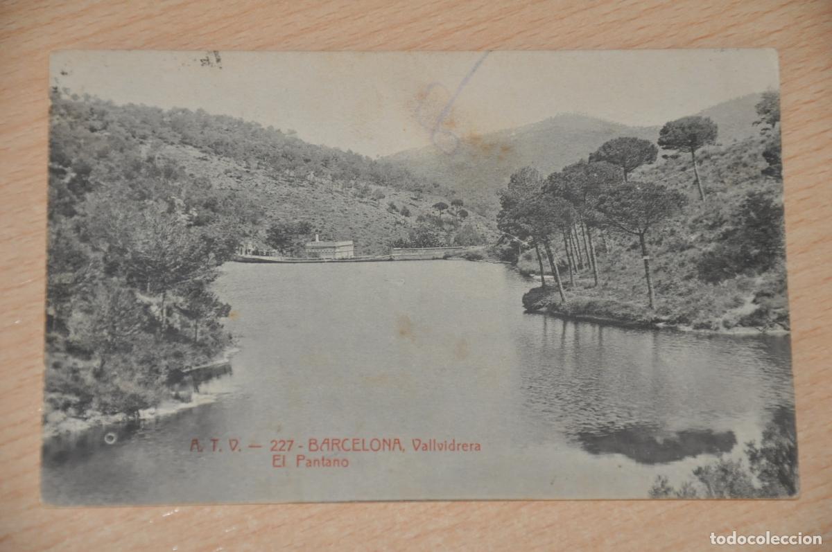 Postales: postal barcelona, vallvidrera, el pantano, atv 227