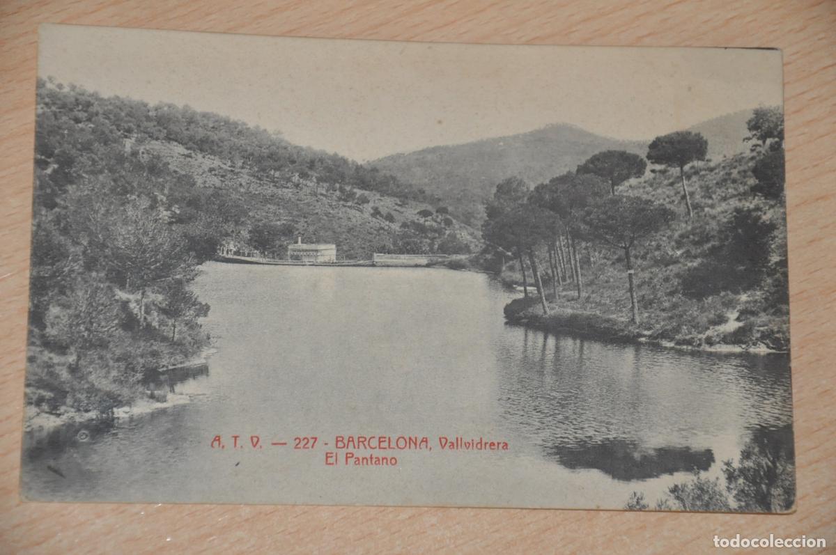 Postales: postal barcelona, vallvidrera, el pantano, atv 227