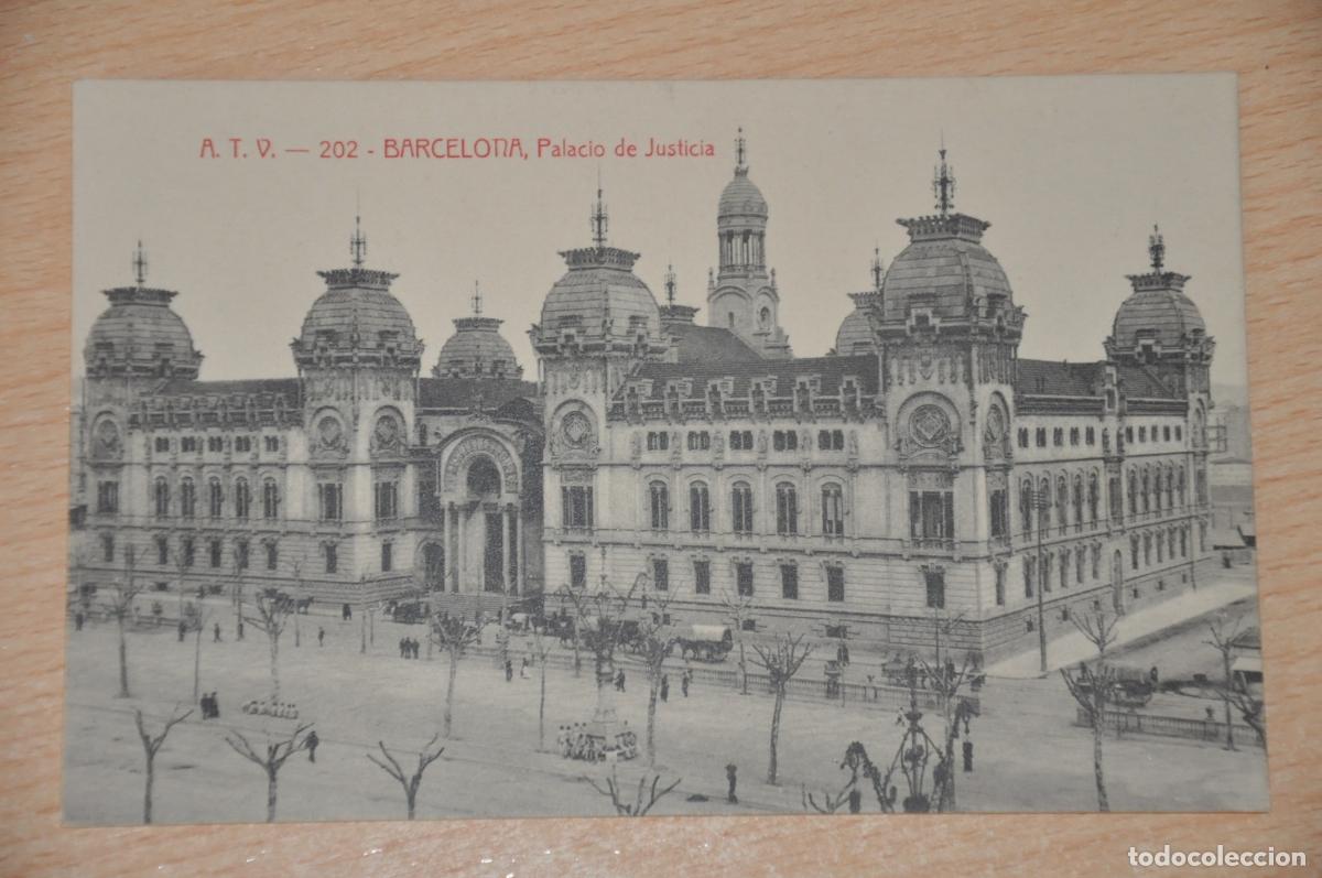 Postcards: postal barcelona, palacio de justicia, atv 202
