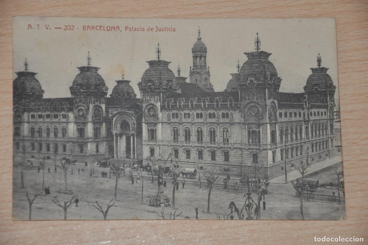Postcards: postal barcelona, palacio de justicia, atv 202