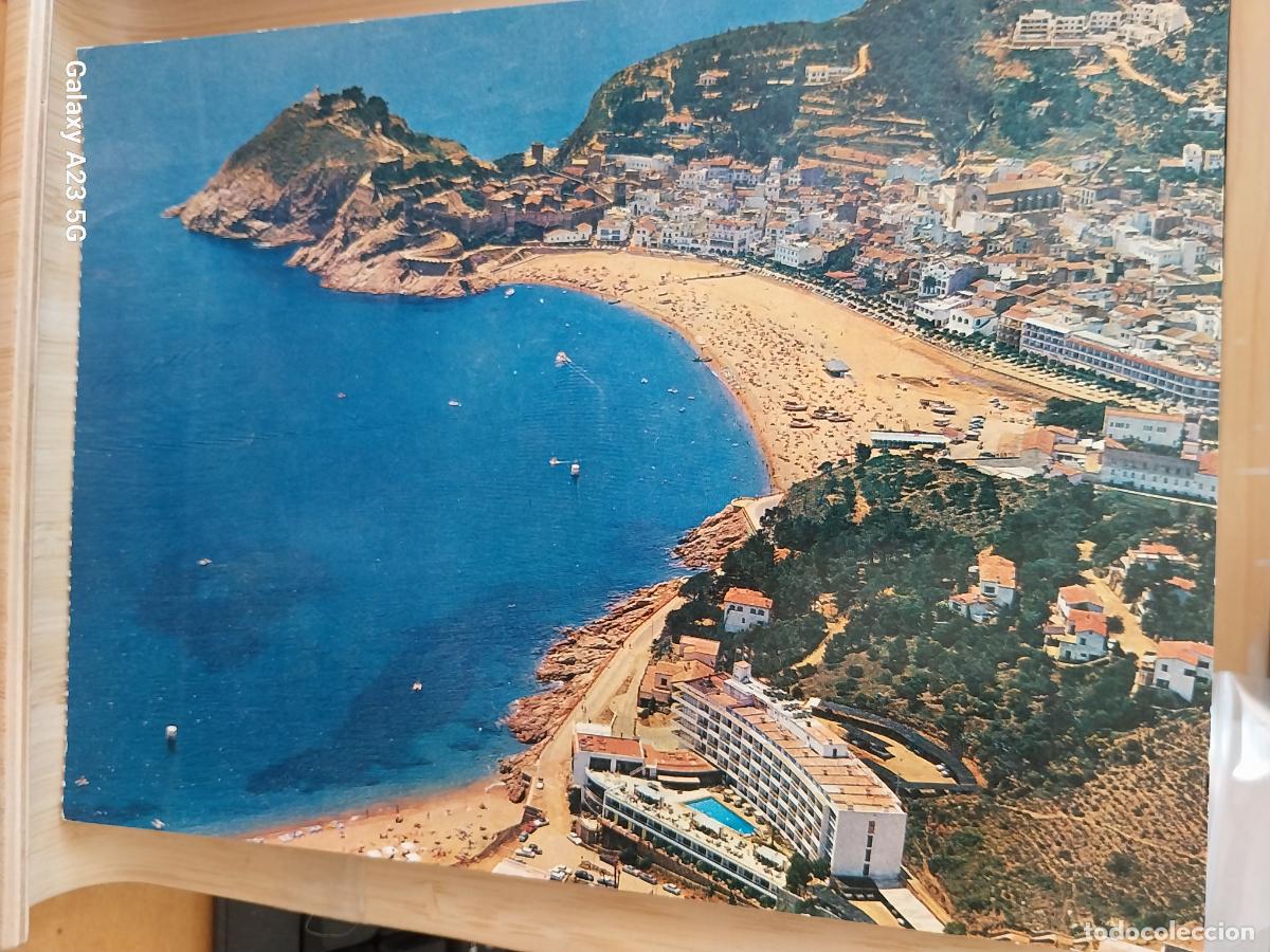Postales: TOSSA DE MAR TARJETON SC ORIGINAL 20.6X15.5CMS ANIMADA BARCAS