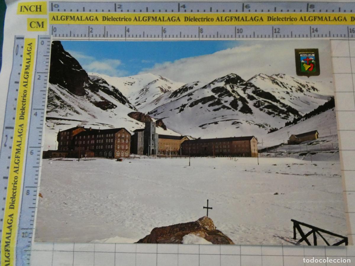 Postales: POSTAL DE GERONA. A&Ntilde;O 1972. NURIA SANTUARIO DE NUESTRA SE&Ntilde;ORA DE NURIA 6910 ESCUDO ORO. 2969