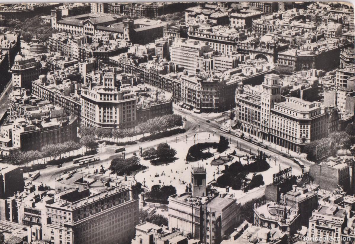 Postales: BARCELONA, PLAZA DE ESPA&Ntilde;A, VISTA A&Eacute;REA &ndash; SOBERANAS N&ordm;6199 &ndash; S/C
