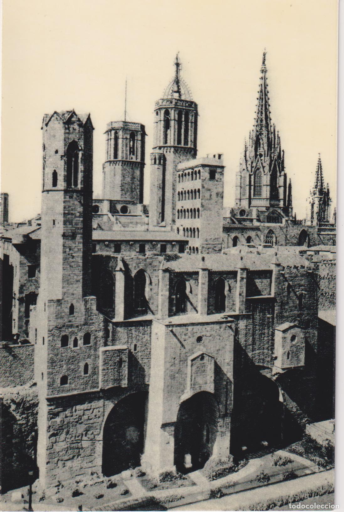Postales: BARCELONA, ARTE ROMANO, MURALLA ROMANA Y BARRIO G&Oacute;TICO - ESTAMPERIA DE ARTE &ndash; S/C