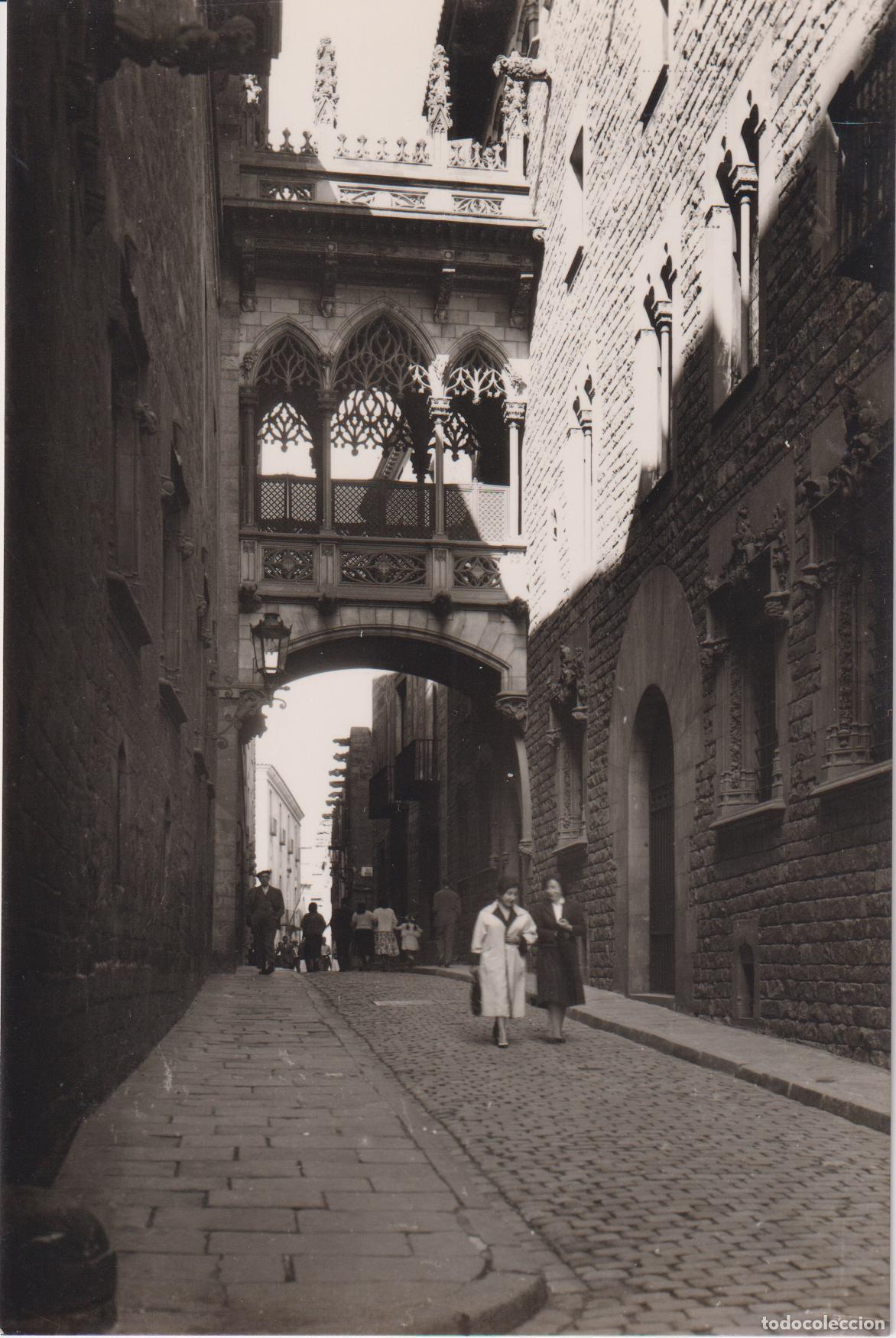 Postales: BARCELONA, ARCO EN EL BARRIO G&Oacute;TICO &ndash; RO-FOTO 6051 &ndash; S/C