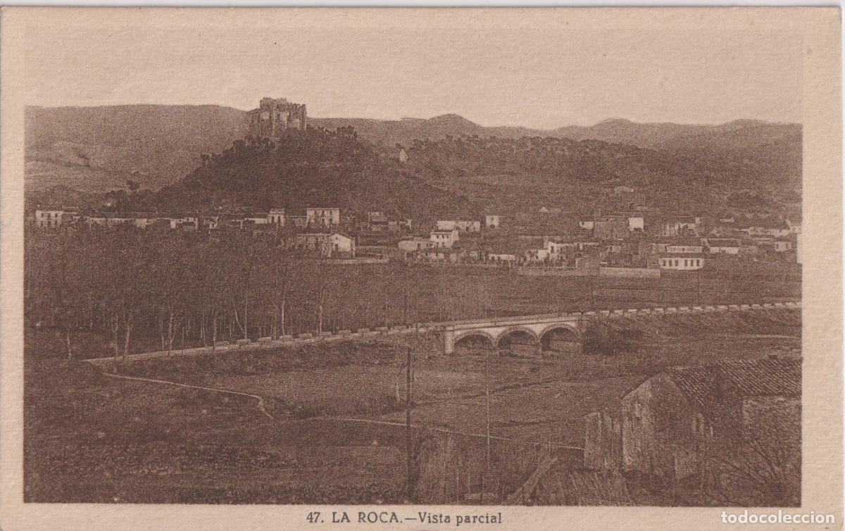 Postales: LA ROCA DEL VALLES (BARCELONA) VISTA PARCIAL &ndash; L.ROISIN FOT.47 &ndash; CIRCULADA 1943