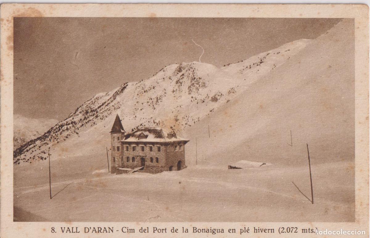 Postales: VALL D'ARAN, CIM DEL PORT DE LA BONAIGUA EN PLE HIVERN (2.072m.)- SILVI GORD&Oacute; N&ordm;8 &ndash; S/C